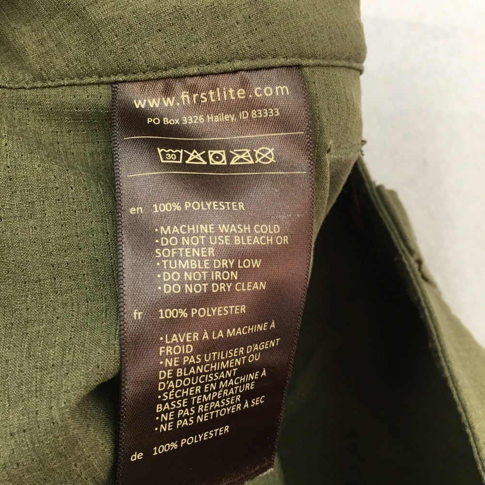 First Lite Trace Mens 32x32 Olive Green Hunting Outdoor Cargo Pants Lightweight - Picture 5 of 10
